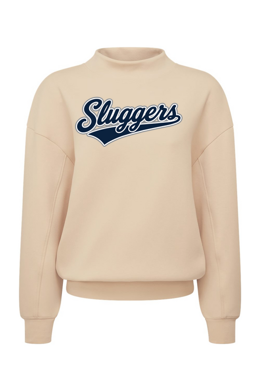 Sluggers Academy DTF Women's Luxe Mock Neck Sweatshirt