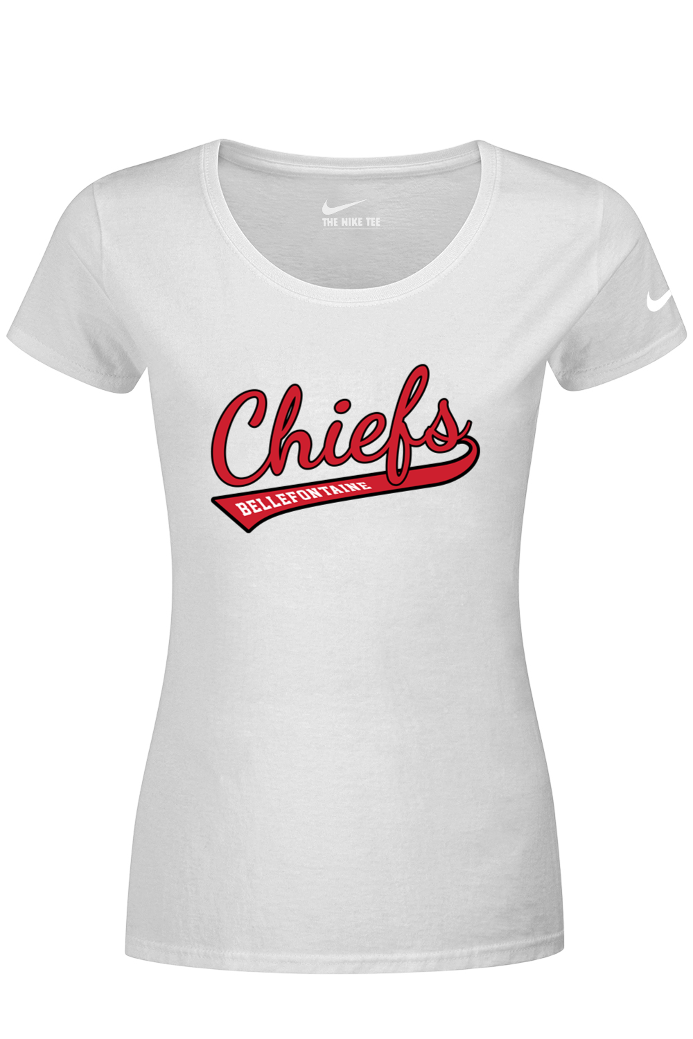 Bellefontaine Chiefs Nike Ladies Dri-FIT Cotton/Poly Scoop Neck Tee
