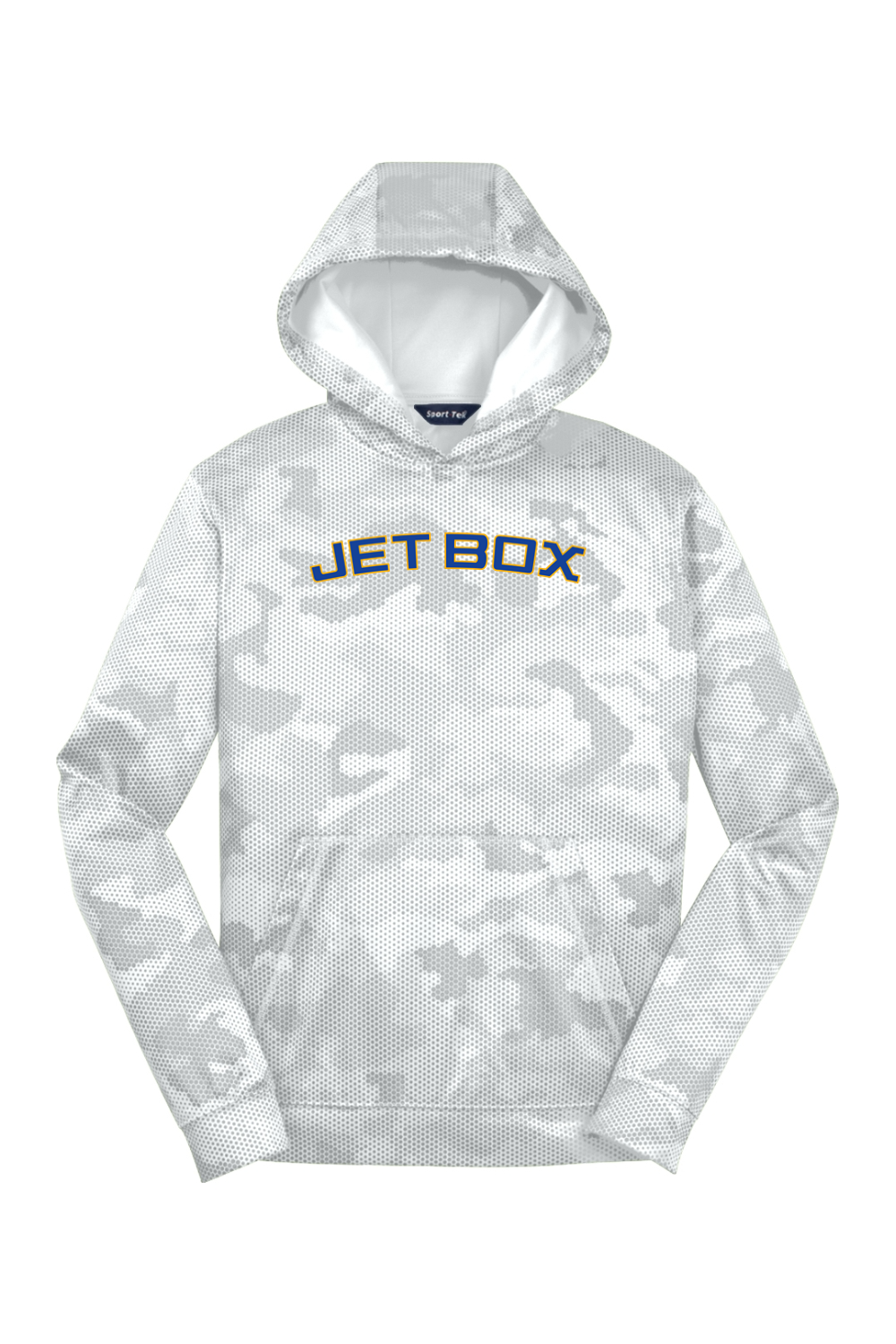 Jet Box Baseball DTF Youth Sport-Wick CamoHex Fleece Hooded Pullover