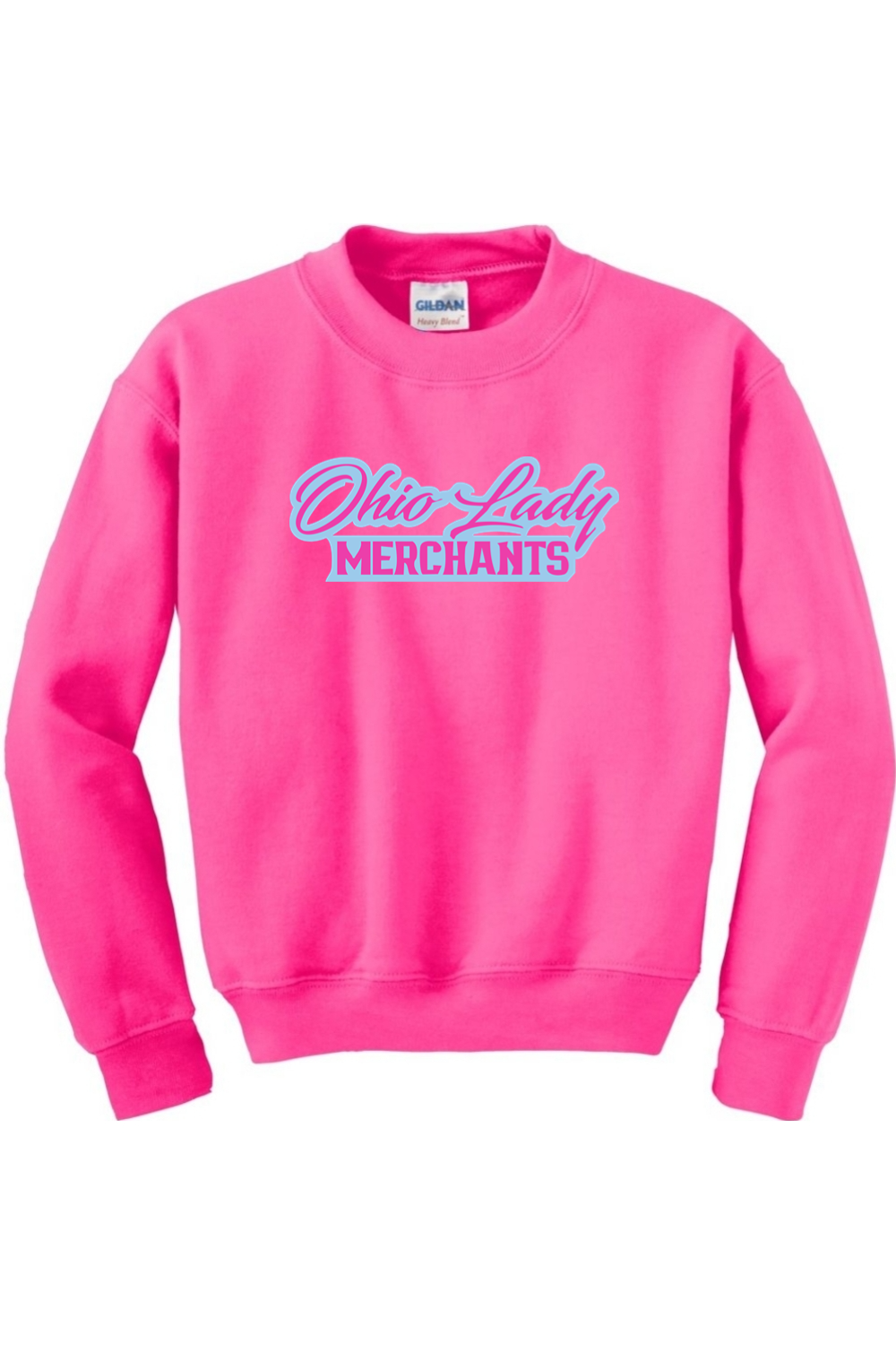 Ohio Lady Merchants Youth Heavy Blend Crewneck Sweatshirt