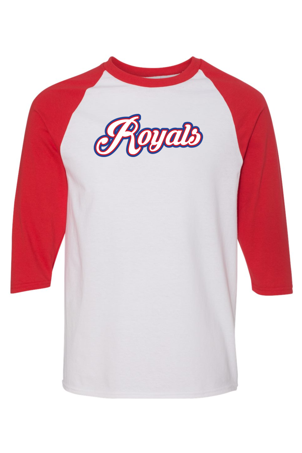 Richmond Royals Heavy Cotton Raglan Three-Quarter Sleeve T-Shirt