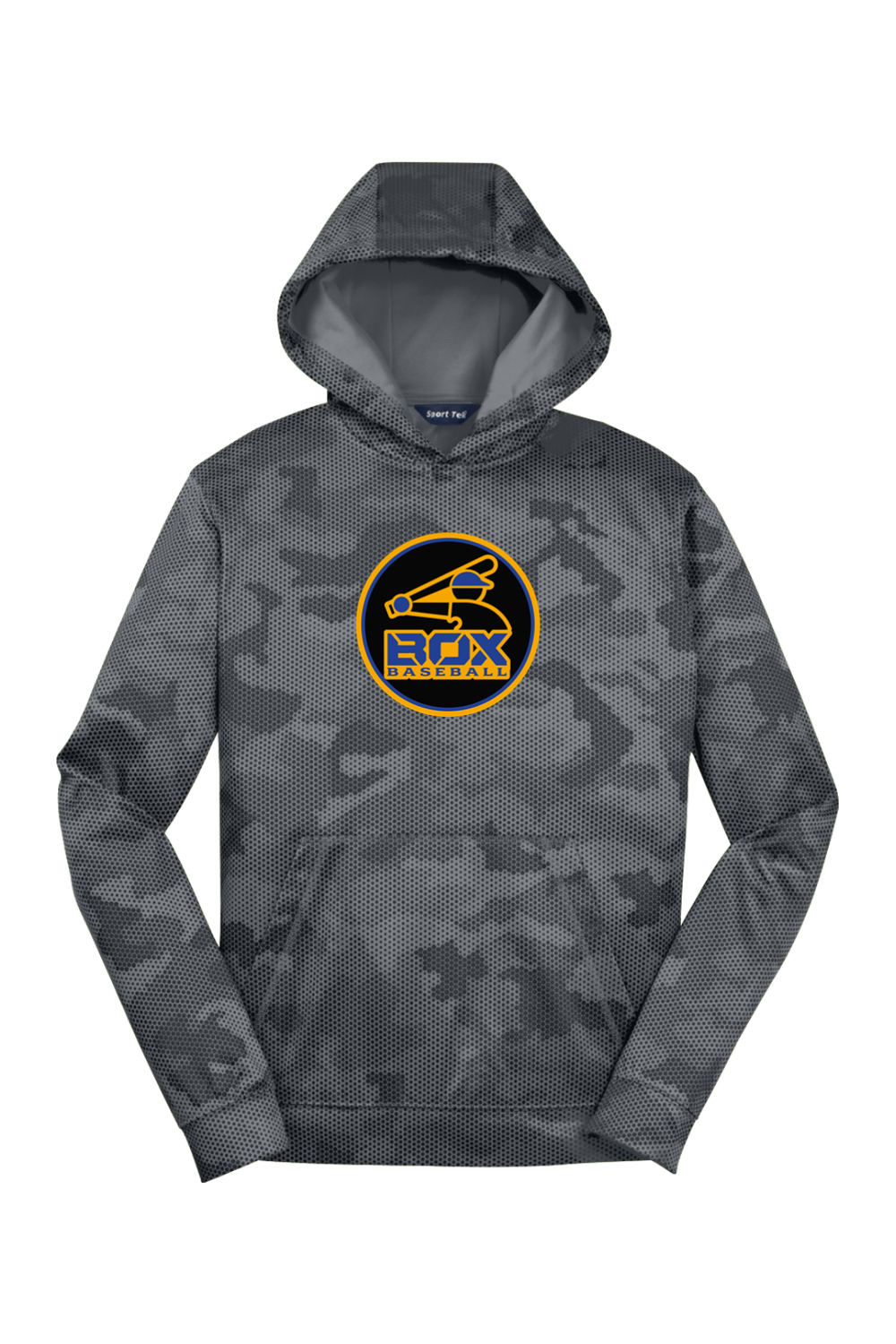 Jet Box Baseball DTF Youth CamoHex Fleece Hooded Pullover