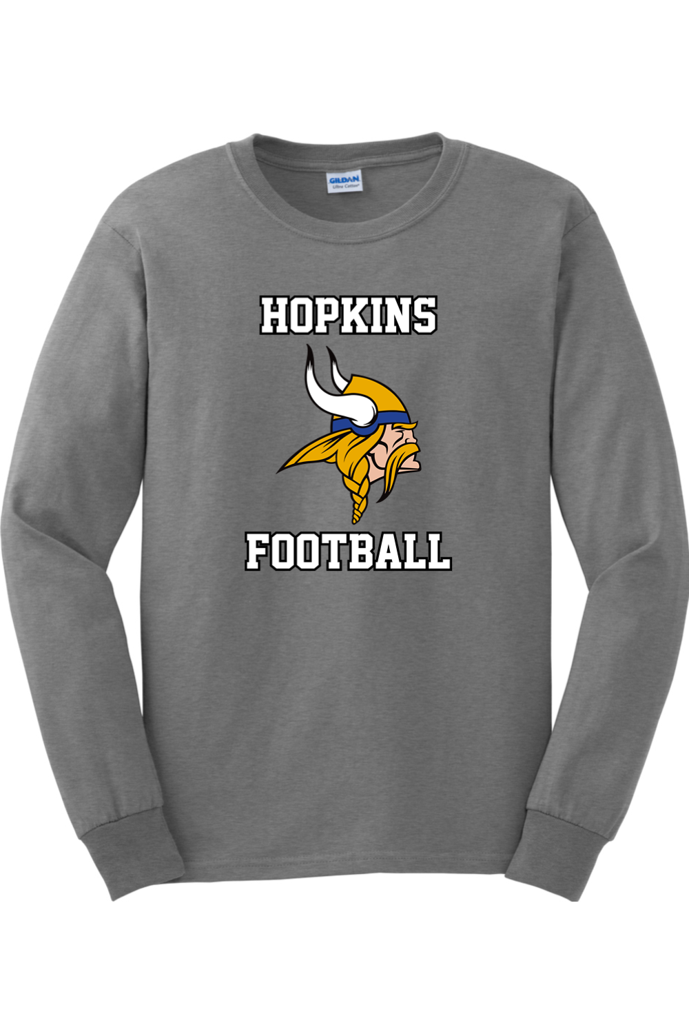 Hopkins Football DTF Ultra Cotton Long Sleeve T-Shirt