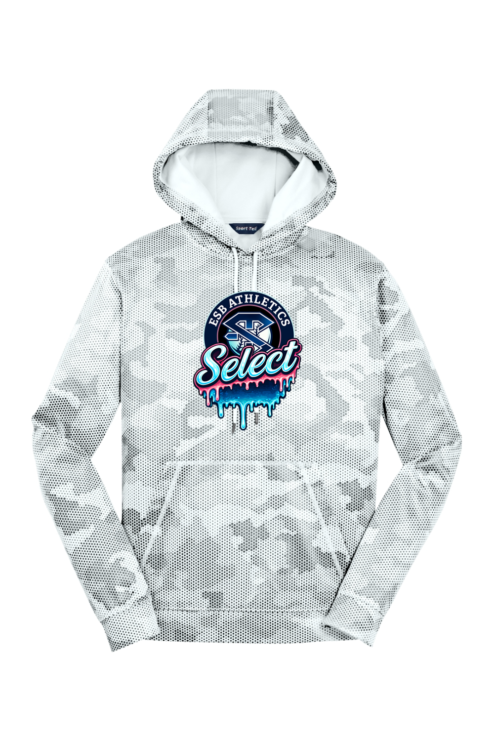 ESB Athletics CamoHex Fleece Hooded Pullover