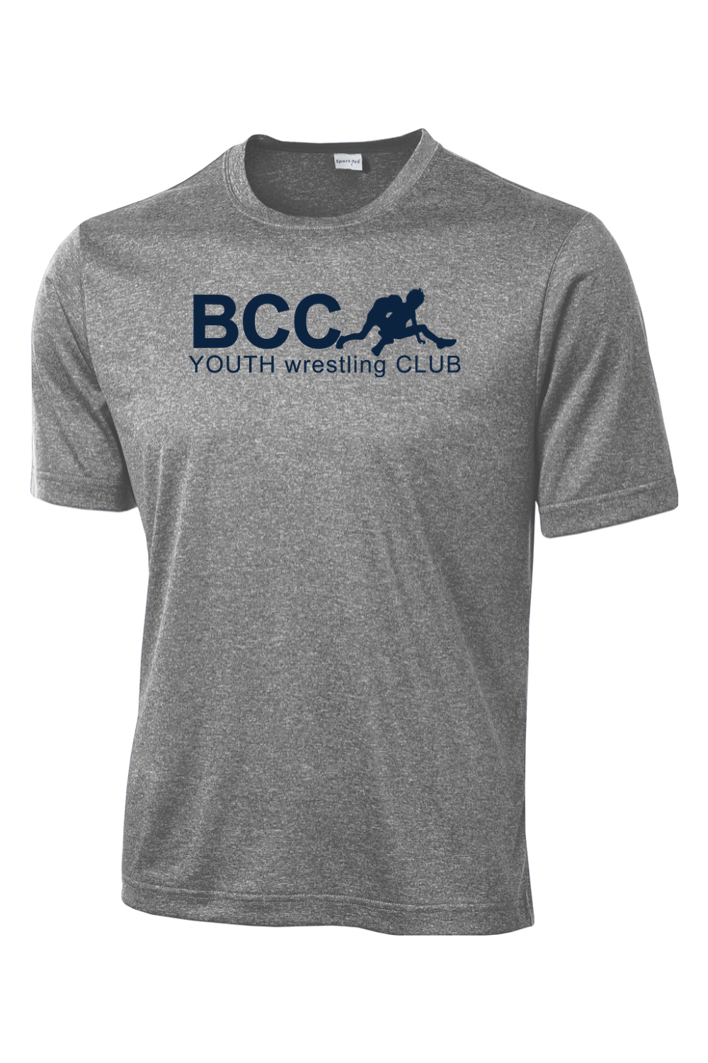 BCC Youth Wrestling Heather Contender Tee