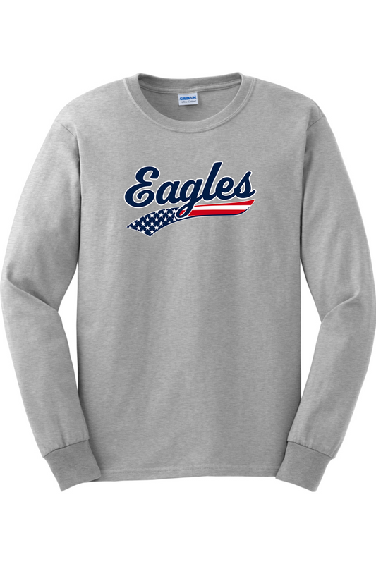 Watervliet Eagles Baseball DTF Gildan Ultra Cotton Long Sleeve T-Shirt