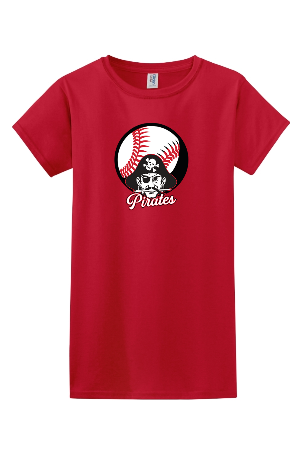 Cardington Pirates Softball DTF Softstyle Ladies' T-Shirt