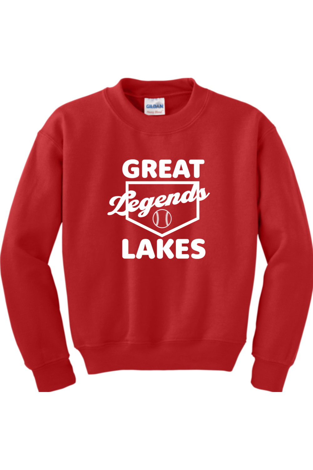 Great Lakes Legends Youth Heavy Blend Crewneck Sweatshirt