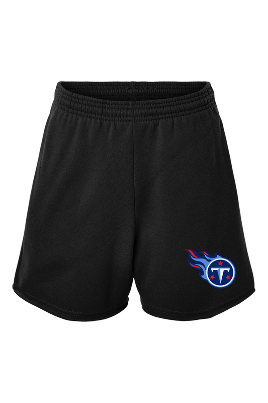 Weddington Titans Football DTF Women's Cutoff Fleece Shorts