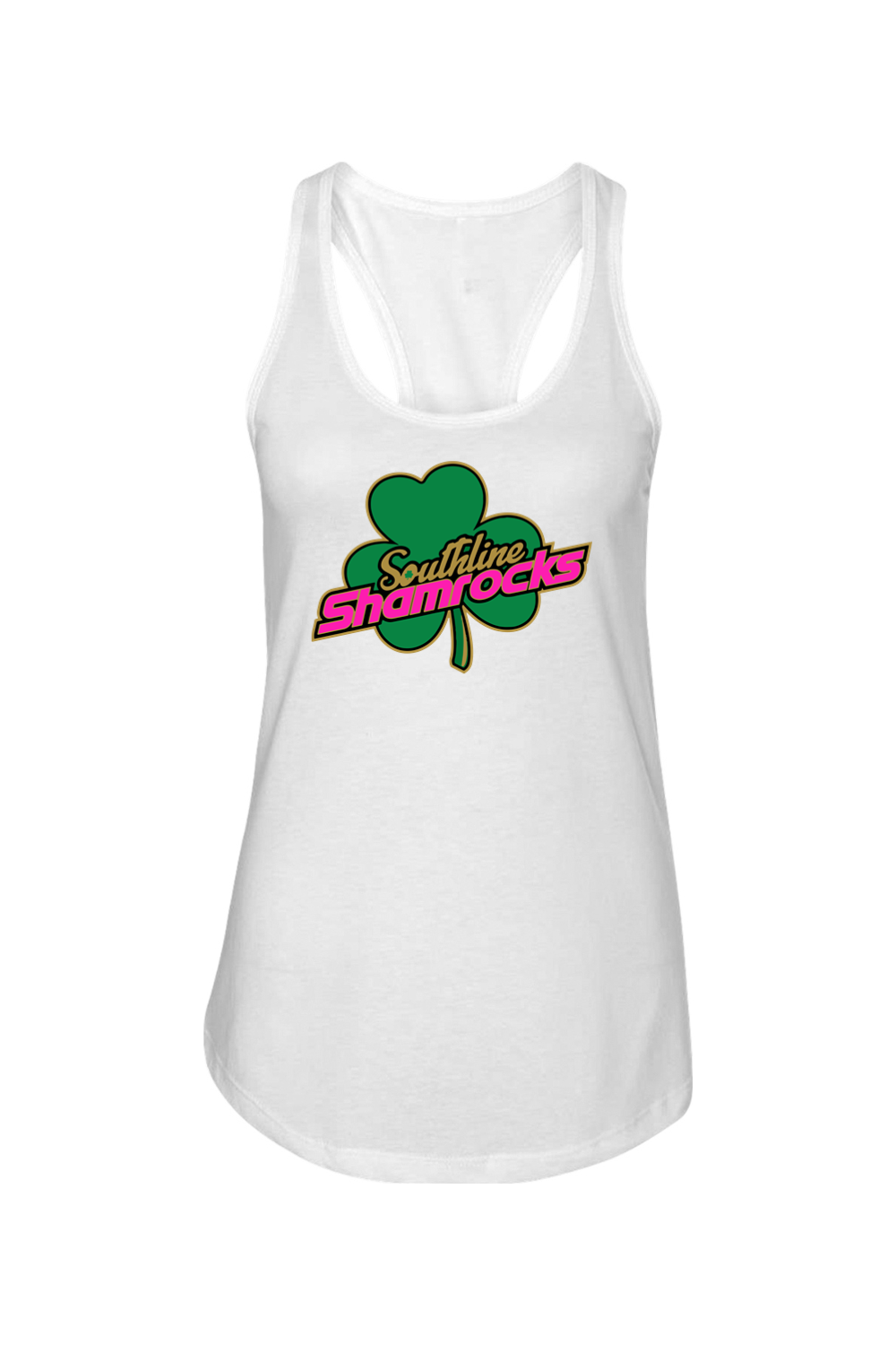 Shamrocks Softball Ladies Racerback Tank