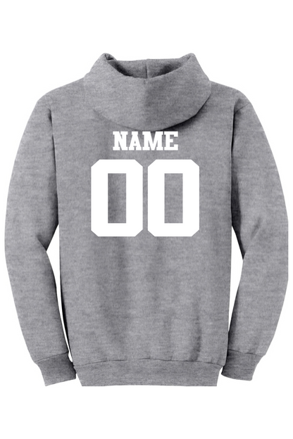 Maverick Manchester Baseball Heavy Blend Hooded Sweatshirt Name and Number