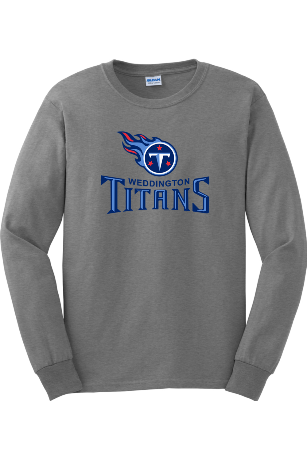 Weddington Titans Football DTF Ultra Cotton Long Sleeve T-Shirt
