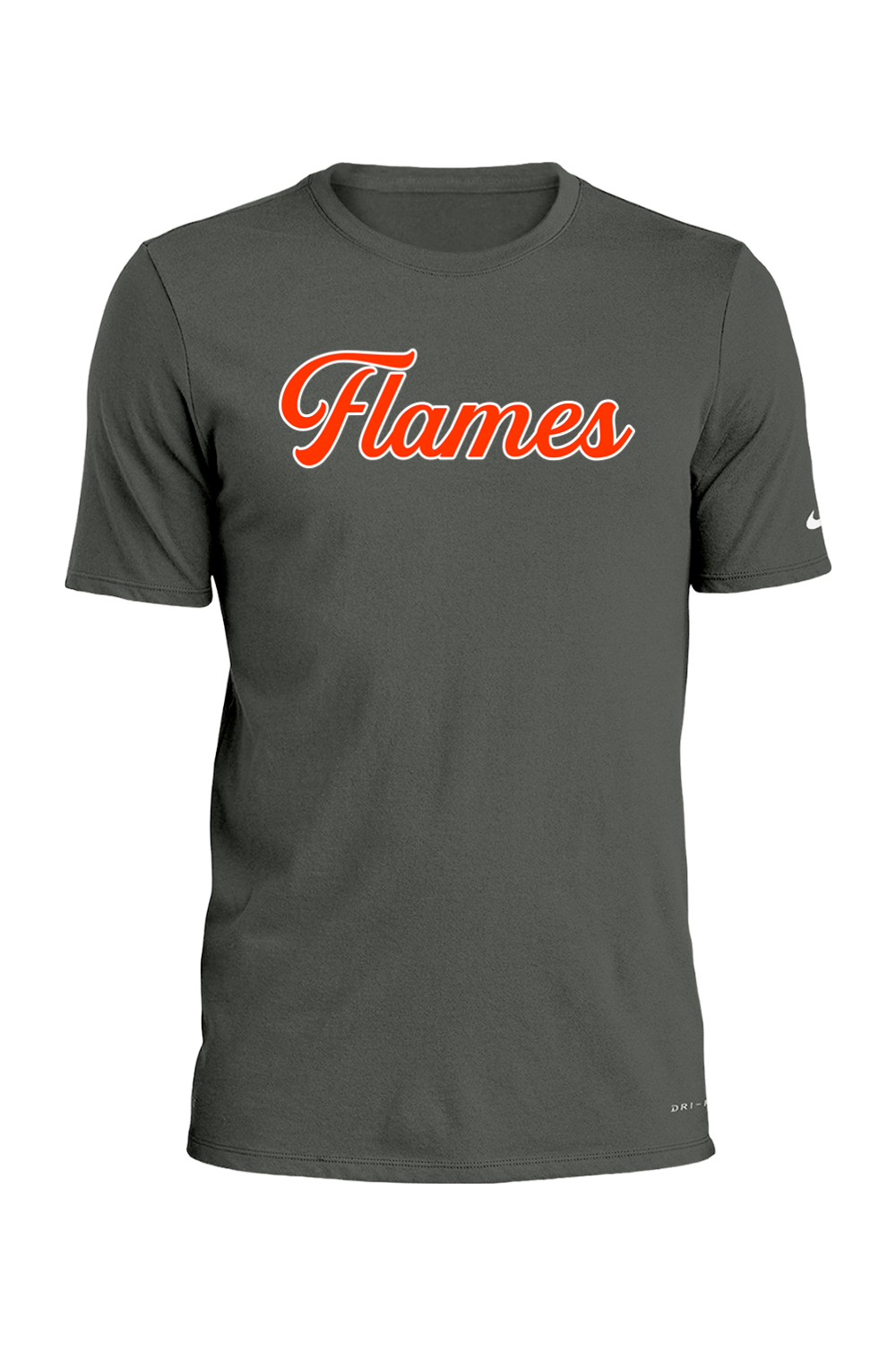 Flames MI Team DTF Nike Dri-FIT Cotton/Poly Tee