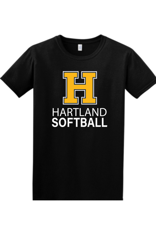 Hartland Softball Softstyle T-Shirt