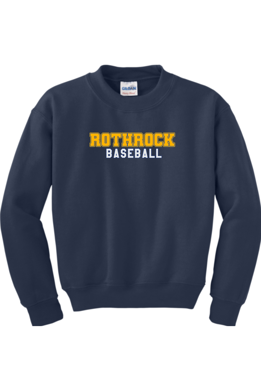 Rothrock Baseball Youth Heavy Blend Crewneck Sweatshirt
