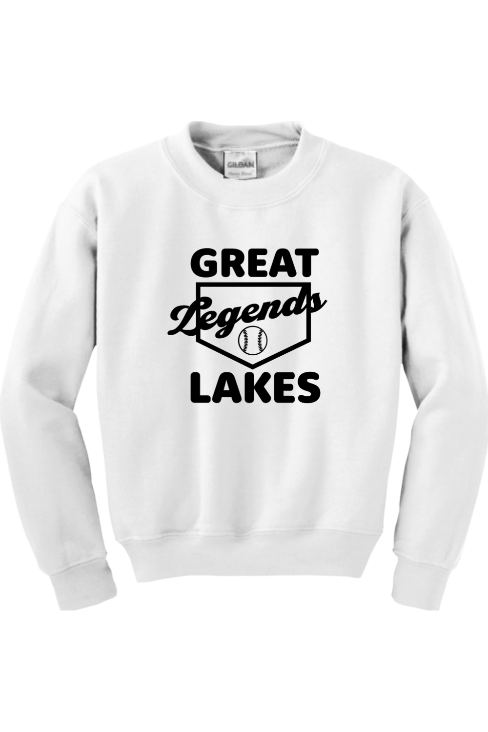 Great Lakes Legends Youth Heavy Blend Crewneck Sweatshirt