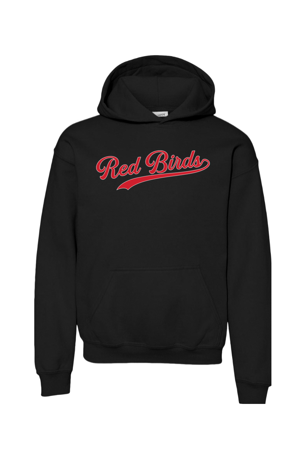 Marion Redbirds Baseball DTF Youth Heavy Blend Hooded Sweatshirt