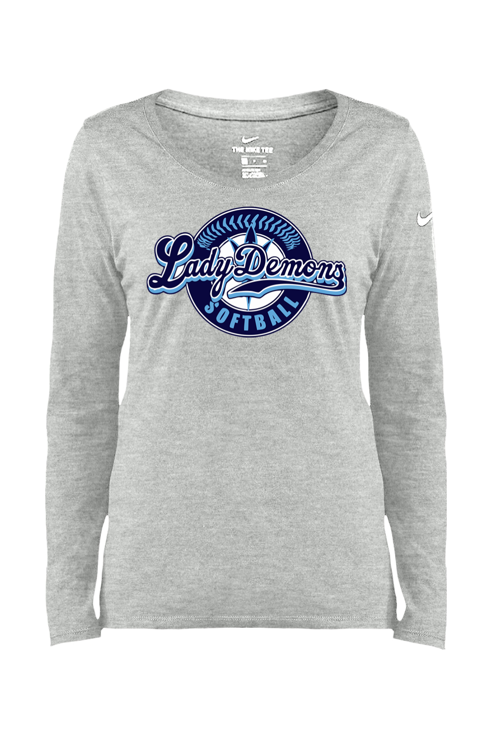 Richmond Lady Demons Women's Core Cotton Long Sleeve Scoop Neck Tee