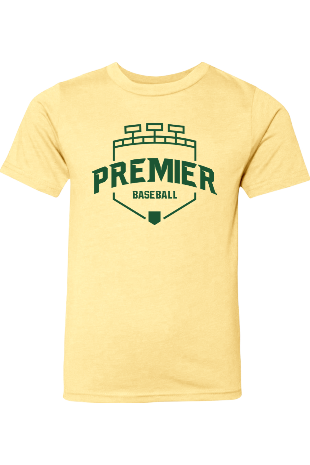 Premier Baseball OR Youth CVC Crew Tee - Green Logo