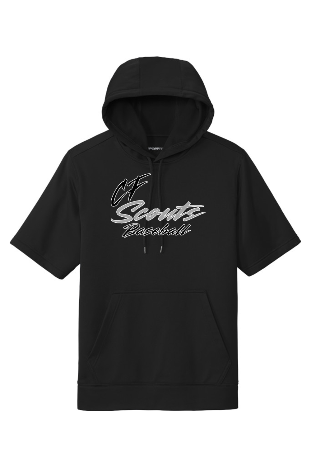 CF Scouts Baseball DTF Fleece Short Sleeve Hooded Pullover