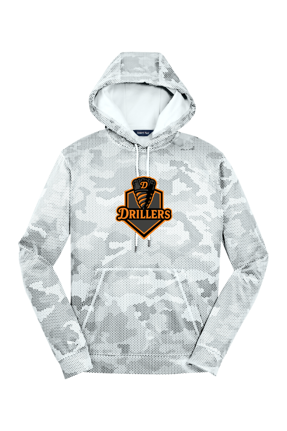 Sport-Tek Sport-Wick CamoHex Fleece Hooded Pullover