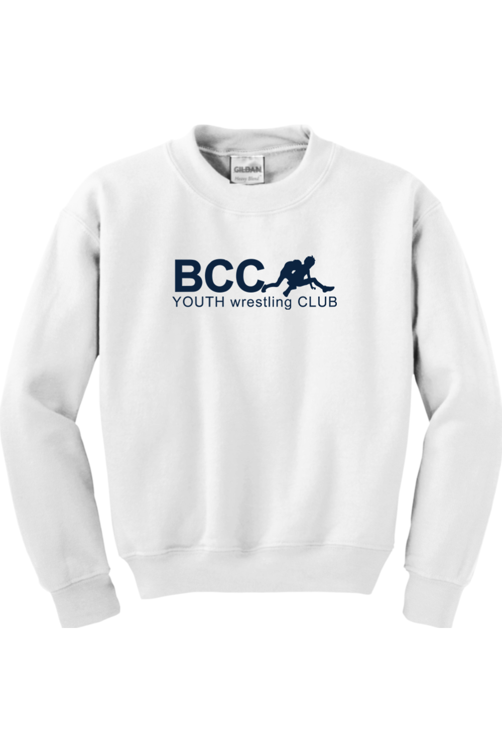 BCC Youth Wrestling YOUTH Heavy Blend Crewneck Sweatshirt