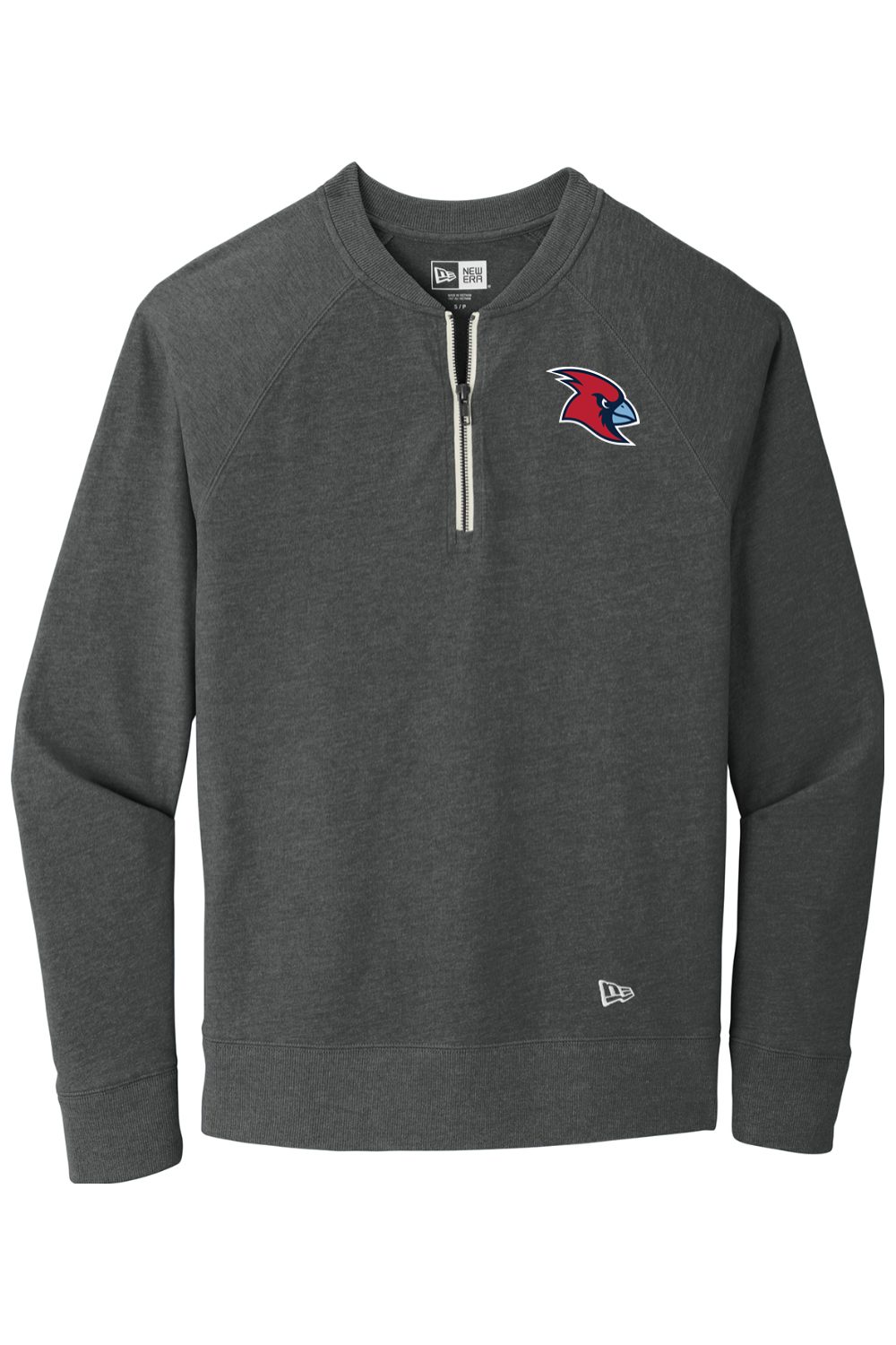 Marion Redbirds Baseball Sueded Cotton Blend 1/4-Zip Pullover