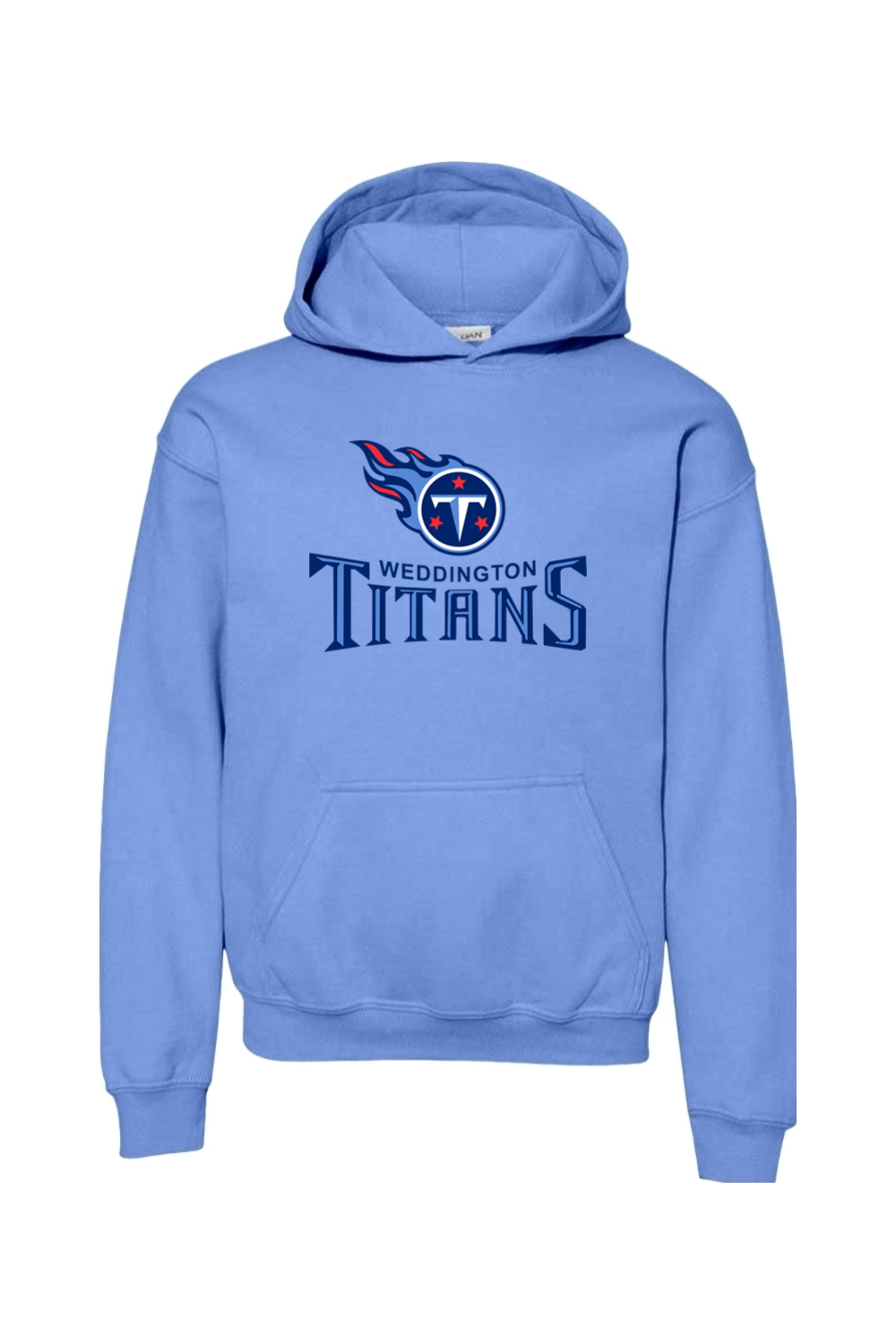 Weddington Titans Youth Hooded Sweatshirt
