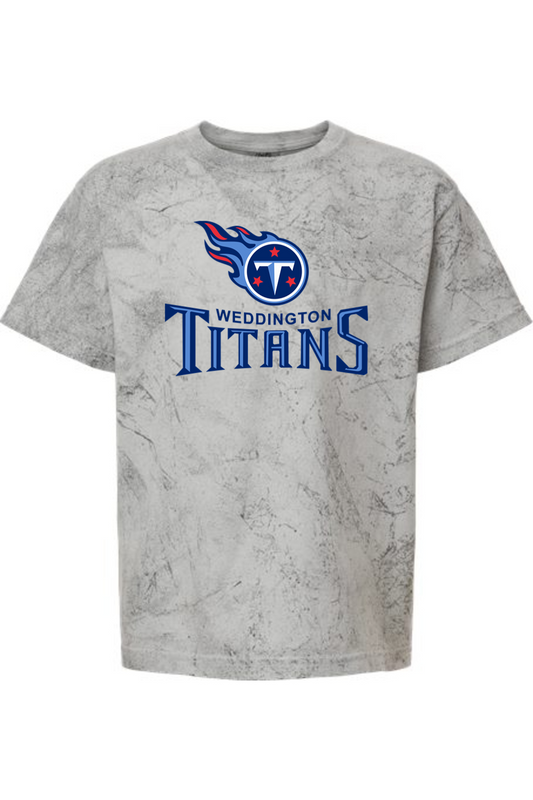 Weddington Titans Football DTF Comfort Colors Youth Heavyweight T-Shirt