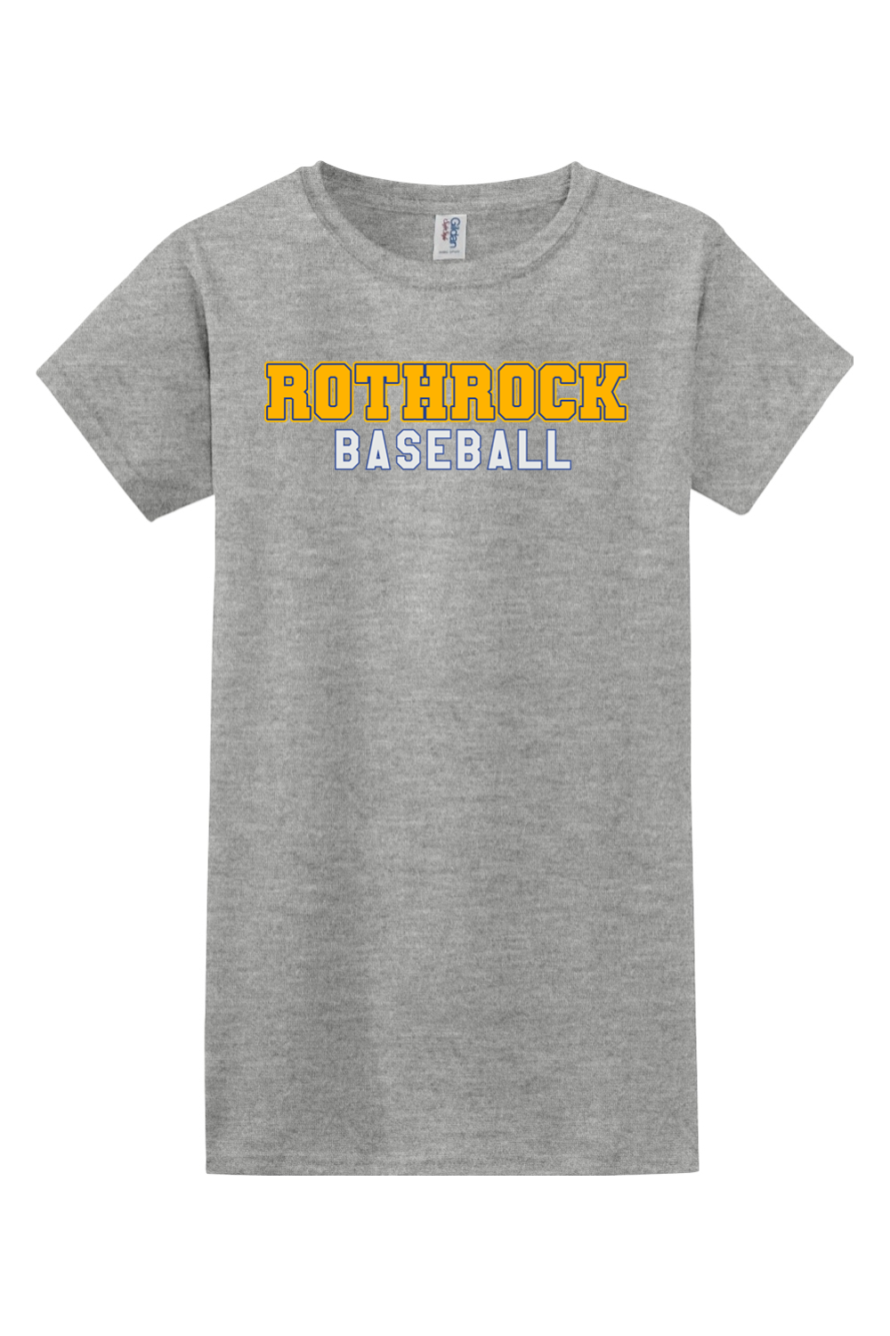 Rothrock Baseball Softstyle Ladies' T-Shirt
