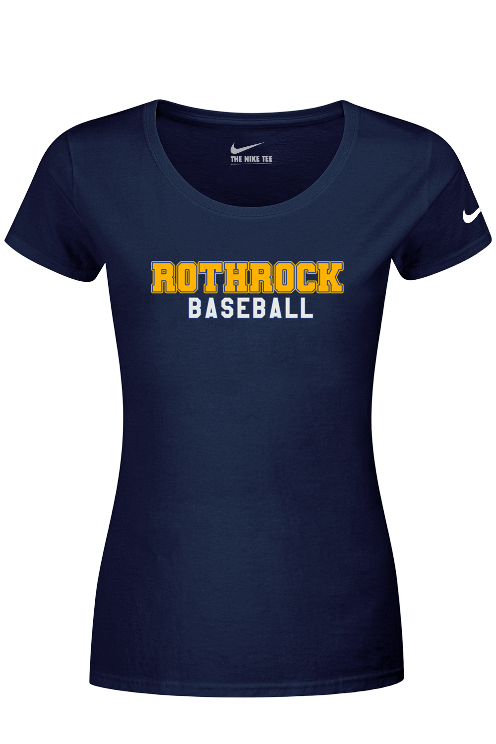 Rothrock Baseball Nike Ladies Dri-FIT Cotton/Poly Scoop Neck Tee