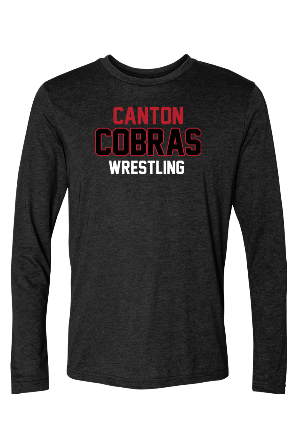 Canton Wrestling DTF Triblend Long Sleeve Crew
