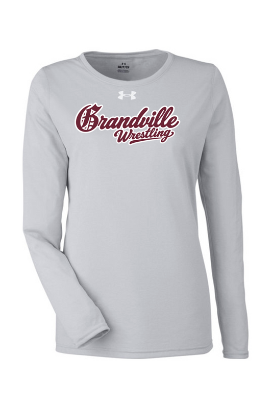 Grandville Wrestling DTF Under Armour Ladies' Team Tech Long-Sleeve T-Shirt