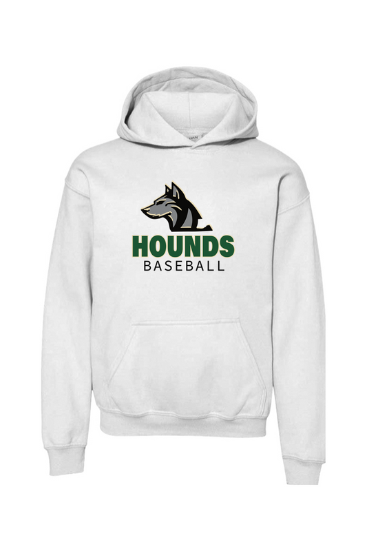 Hounds Baseball Youth Heavy Blend Hooded Sweatshirt