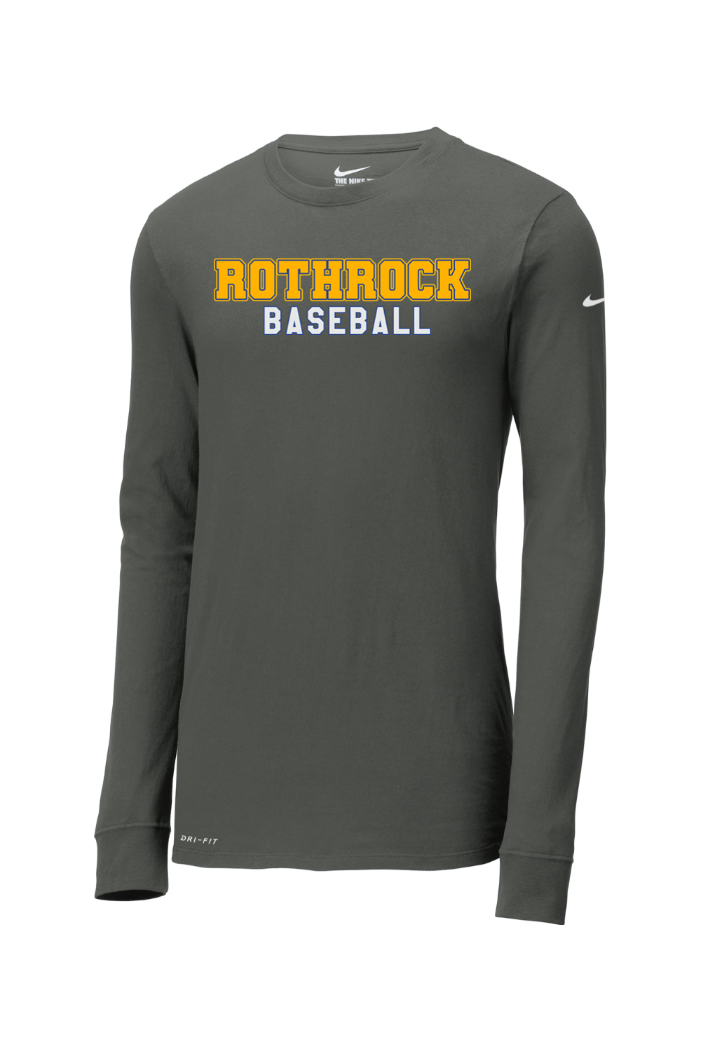 Rothrock Baseball Nike Dri-FIT Cotton/Poly Long Sleeve Tee