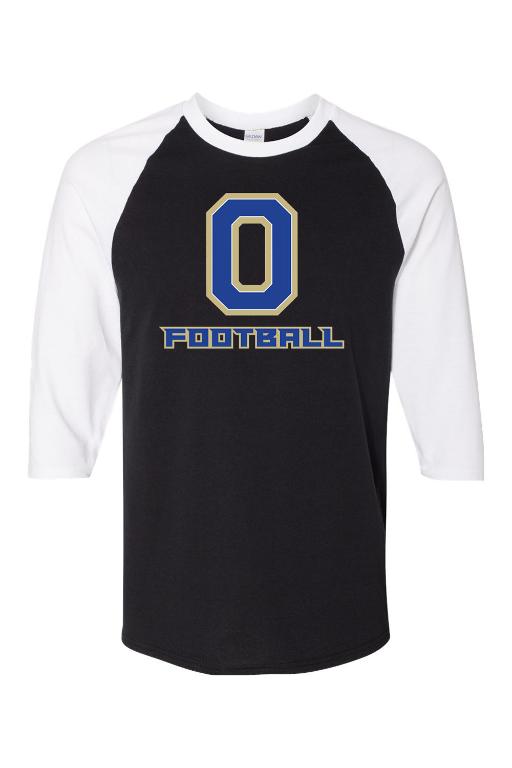 Onekama Portagers Football Three-Quarter Sleeve T-Shirt
