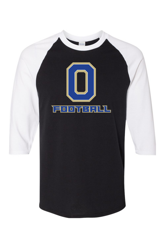 Onekama Portagers Football Three-Quarter Sleeve T-Shirt