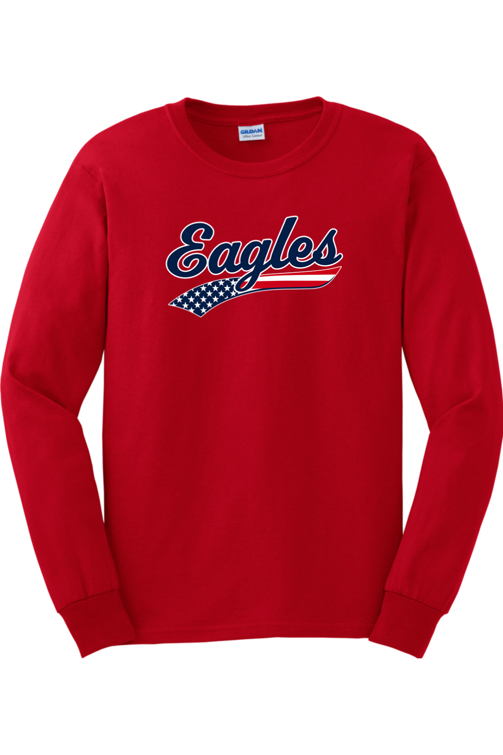 Watervliet Eagles Baseball DTF Gildan Ultra Cotton Long Sleeve T-Shirt