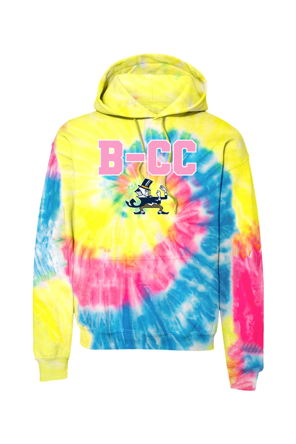 B-CC Wrestling DTF Tie-Dye Pullover Hooded Sweatshirt