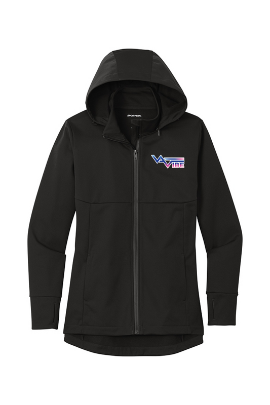 VA Vibe SoftballLadies Hooded Soft Shell Jacket