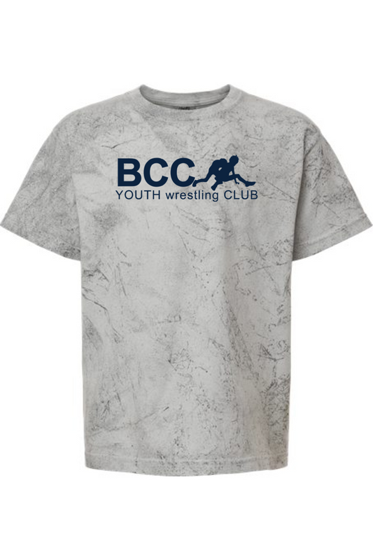 BCC Youth Wrestling Comfort Colors Colorblast YOUTH Heavyweight T-Shirt
