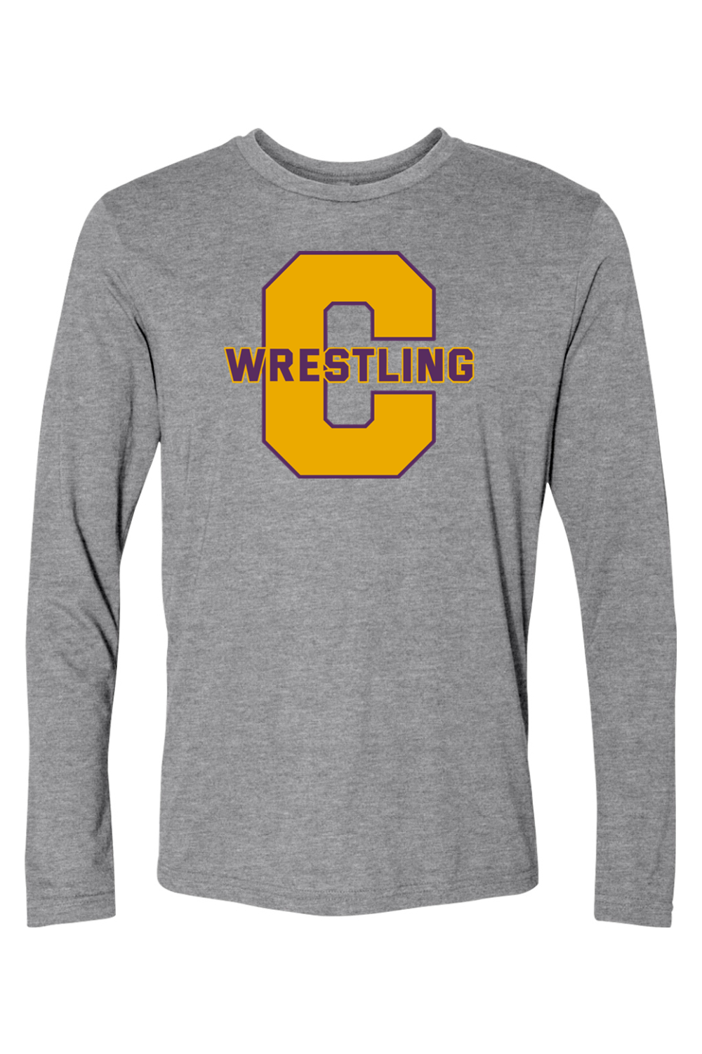 Caro Wrestling DTF Triblend Long Sleeve Crew