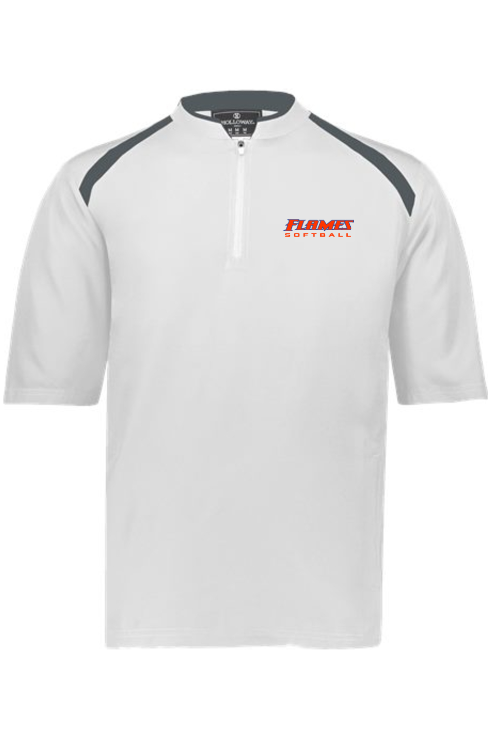 Flames MI Softball DTF Clubhouse Short Sleeve Quarter-Zip Pullover