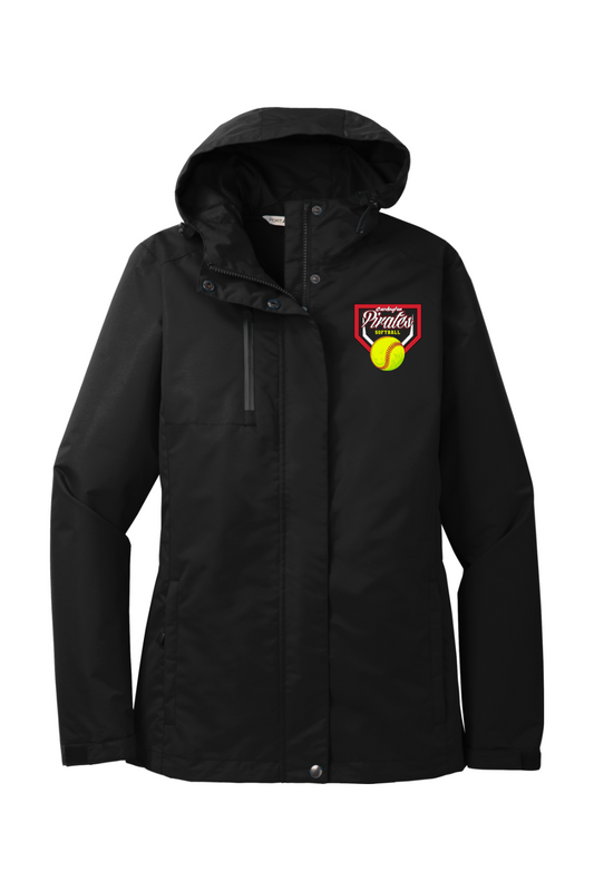 Cardington Pirates Softball DTF Ladies All-Conditions Jacket