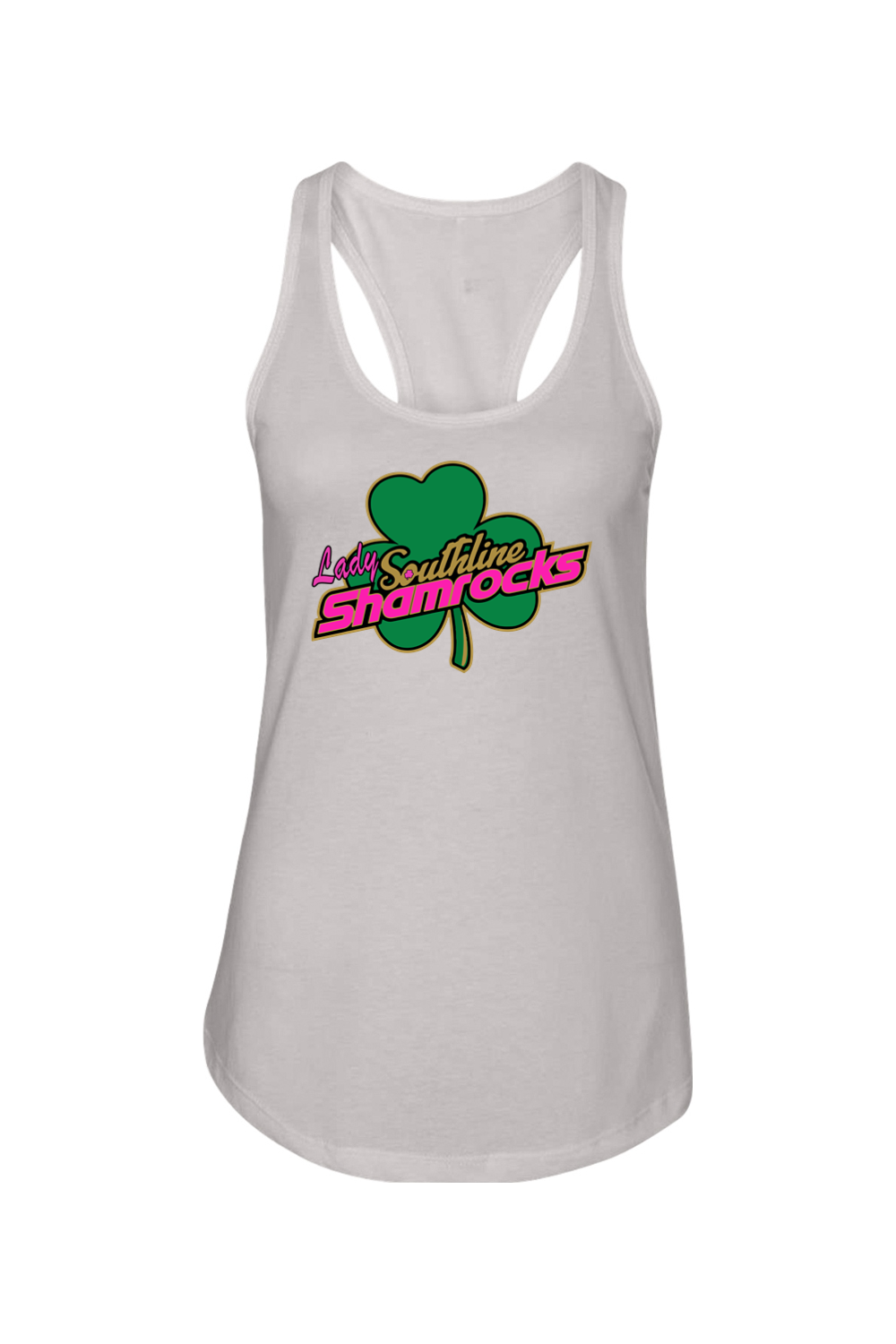 Shamrocks Softball Ladies Racerback Tank