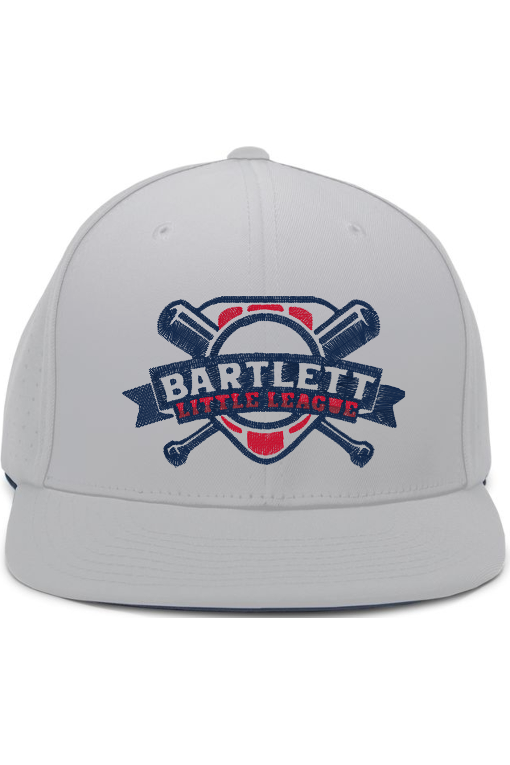 Bartlett Little League Baseball Embroidery Perforated F3 Performance Flexfit Cap