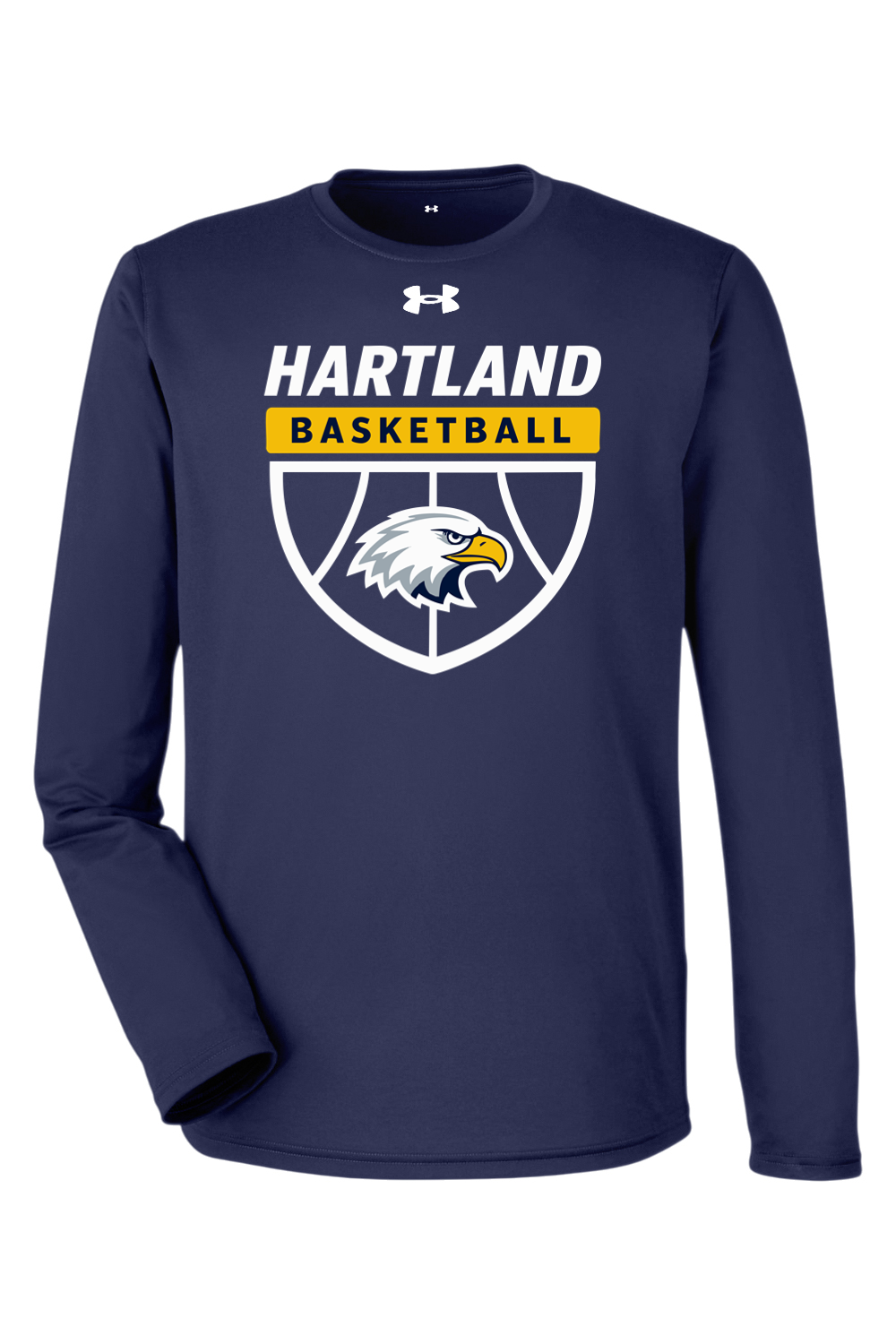 Hartland Basketball Under Armour Men's Team Tech Long-Sleeve T-Shirt