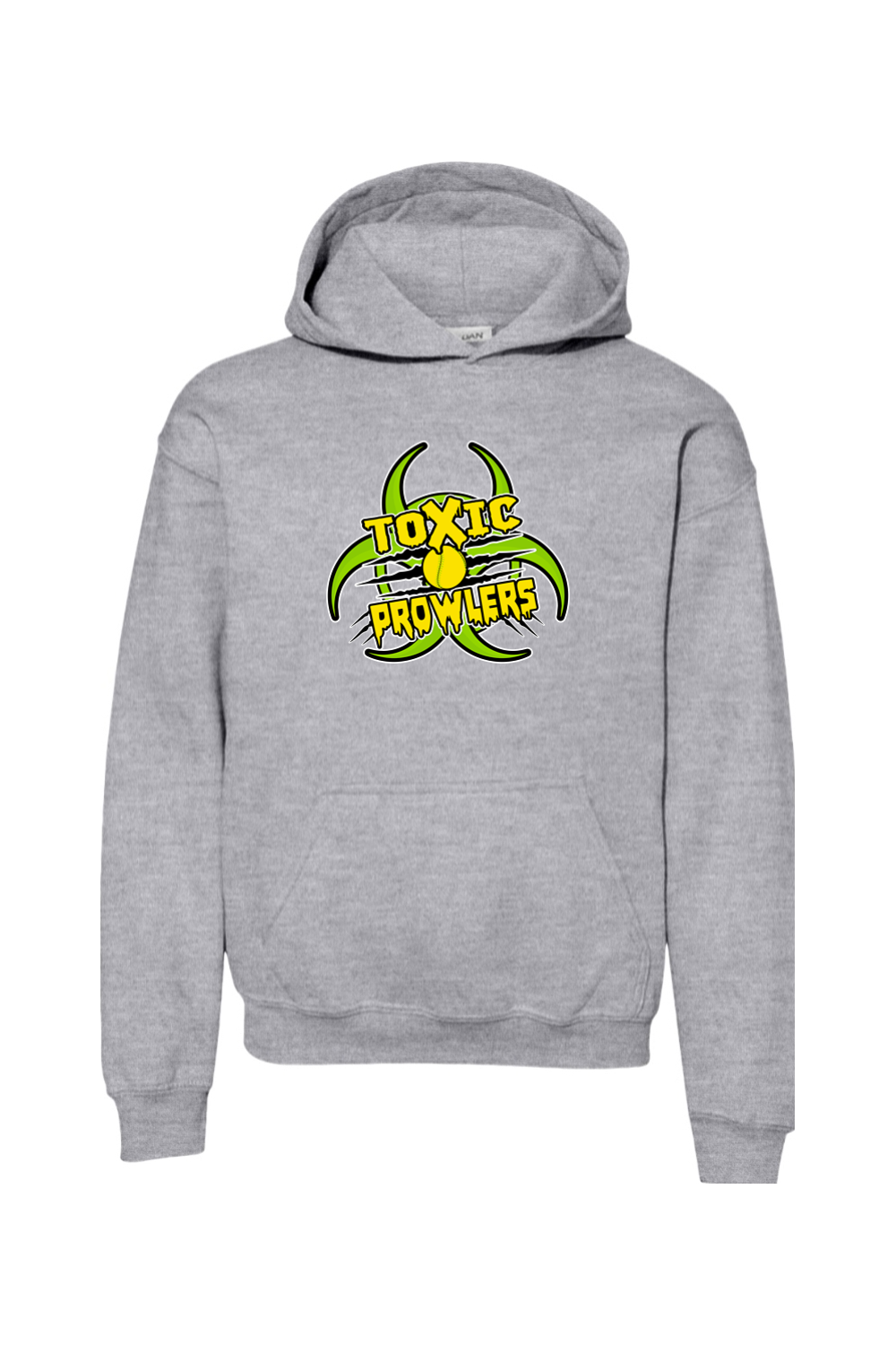 Toxic Prowlers Softball Youth Heavy Blend Hooded Sweatshirt