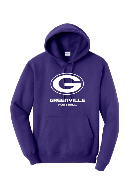 Greenville Football Heavy Blend Hooded Sweatshirt