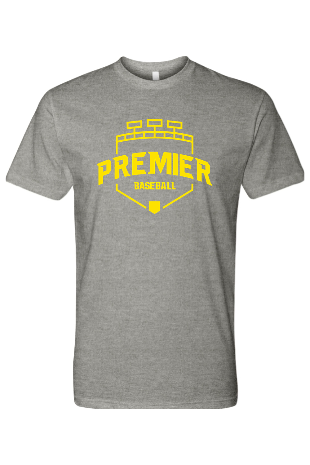 Premier Baseball OR CVC Crew Tee - Yellow Logo